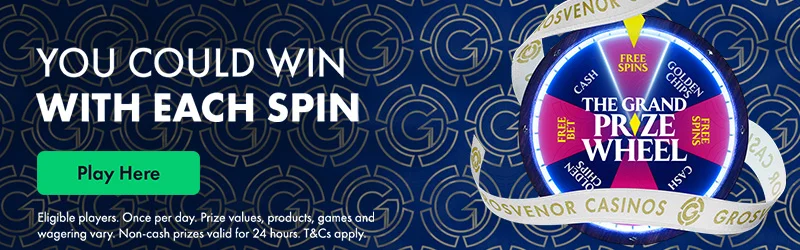 Grosvenor Casinos Free Spins Bonuses